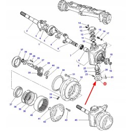 3429323m1 front axle cover