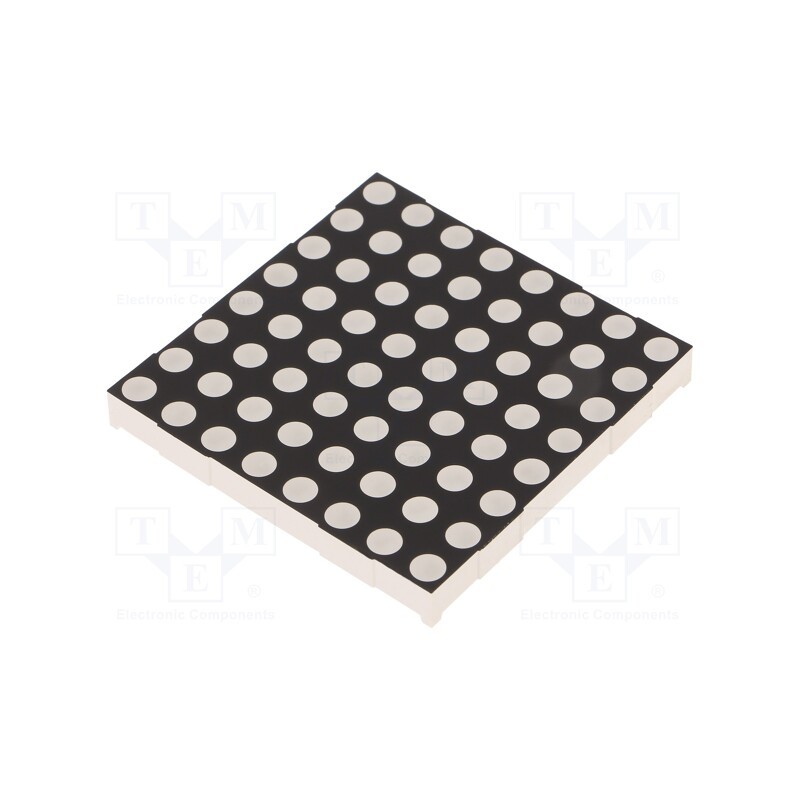 1 pcs x OKYSTAR - OKY3522 - Module: display, 3VDC, 60x60mm, red, Resolution: 8x8, Display: LED