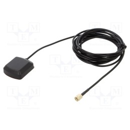 1 pcs x YIC - ATGG4336M-SMA-3 - Antenna, GNSS,GPS, 3dBi, RHCP, 25x25mm, male,SMA, Len: 3m