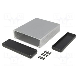 1 pcs x HAMMOND - 1455L1202 - Enclosure: with panel, 1455, X: 103mm, Y: 120mm, Z: 30mm, aluminium