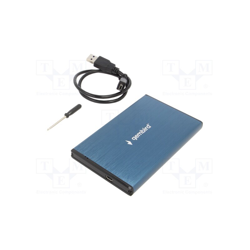 1 pcs x GEMBIRD - EE2-U3S-3-DB - Hard discs housing: 2,5', USB 3.0, Enclos.mat: aluminium