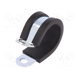 1 pcs x MPC INDUSTRIES - LKD11912 - Fixing clamp, ØBundle : 19mm, W: 19mm, steel, Cover material: EPDM