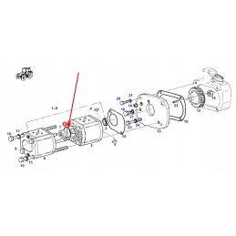 F279940050050 hydraulic pump o-ring 45 x 2 5