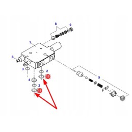 F816860100020 directional valve o-ring