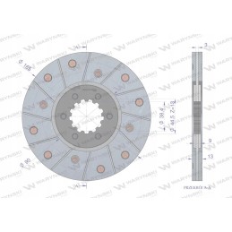 Landini MF Warynski brake disc