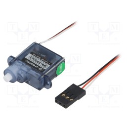 1 pcs x K-POWER - DP0043 - Motor: servo, 4.8÷6VDC, micro, digital, 20x8.2x19.3mm, polyamide