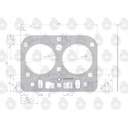 Head gasket set C 330 original Ursus