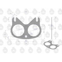 Head gasket set C 330 original Ursus