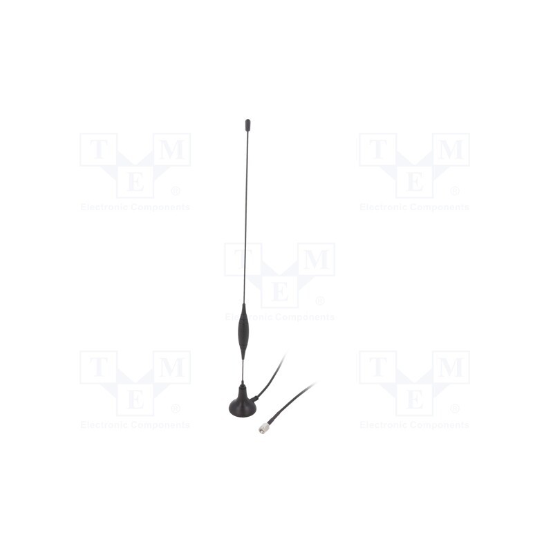 1 pcs x 2J - 2J3204M-250LL100-C20N - Antenna, 3G,GSM, 5dBi, magnet, 824÷894MHz,900MHz,1.8GHz, male,SMA