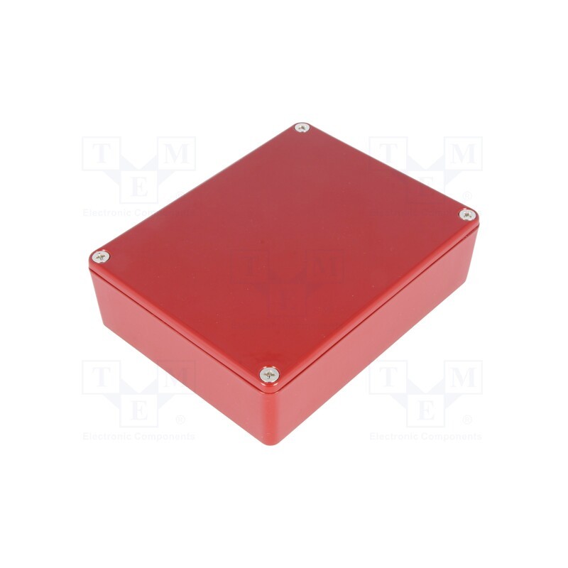 1 pcs x HAMMOND - 1590BBRD - Enclosure: multipurpose, X: 94mm, Y: 119mm, Z: 34mm, 1590, aluminium