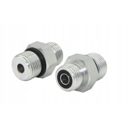 Hydraulic connection nipple unf 9 16 orfs 13 16