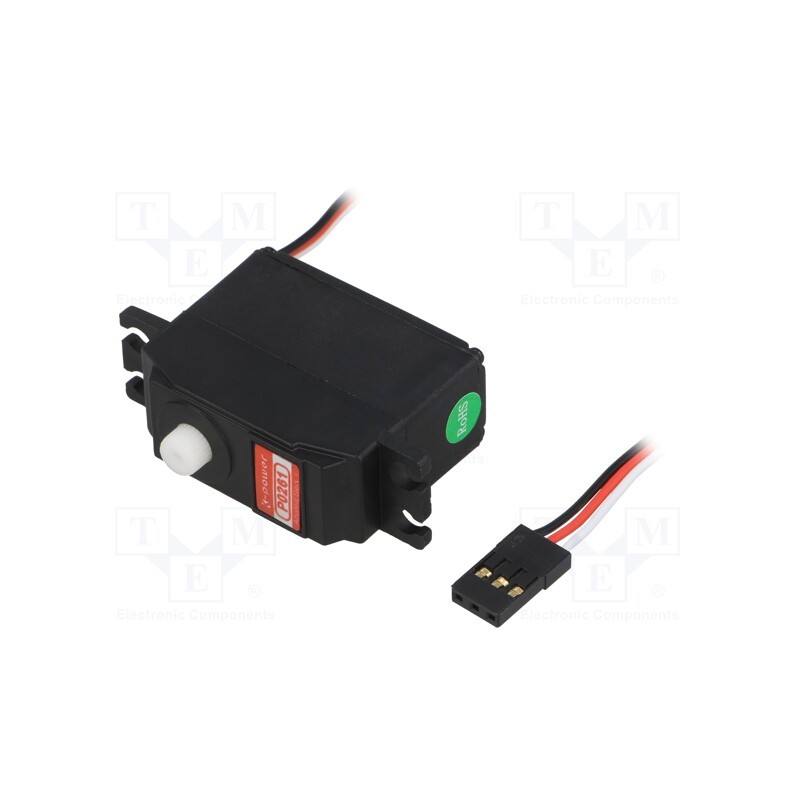 1 pcs x K-POWER - P0261 - Motor: servo, 4.8÷6VDC, mini, analogue, 35.5x15x29mm, plastic