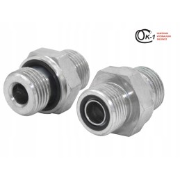 Hydraulic connection nipple BSP 3 4 orfs 1 3 16