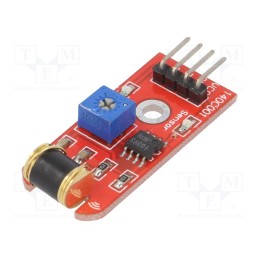 1 pcs x OKYSTAR - OKY3444 - Sensor: vibration, digital, 41x12x12.5mm, 3÷5VDC, Arduino