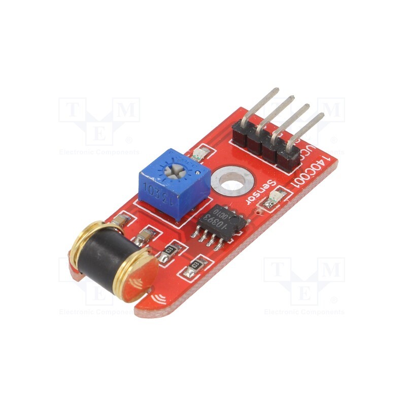 1 pcs x OKYSTAR - OKY3444 - Sensor: vibration, digital, 41x12x12.5mm, 3÷5VDC, Arduino