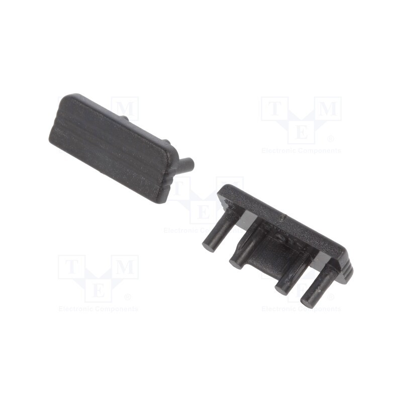1 pcg x TOPMET - 77990002 - Cap for LED profiles, black, 20pcs, ABS, GEN2, SURFACE10