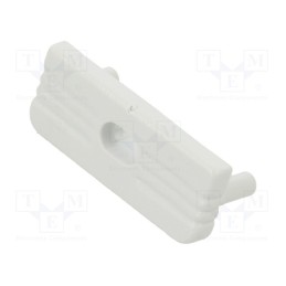 1 pcg x TOPMET - 77980022 - Cap for LED profiles, grey, 20pcs, ABS, GEN2,with hole, SURFACE10