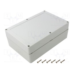 1 pcs x KRADEX - ZP210.140.75SJ TM PC - Enclosure: multipurpose, X: 140mm, Y: 210mm, Z: 75mm, ZP, light grey