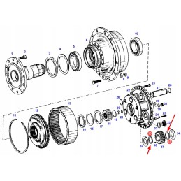 F184300020240 metal washer 24 5 x 1