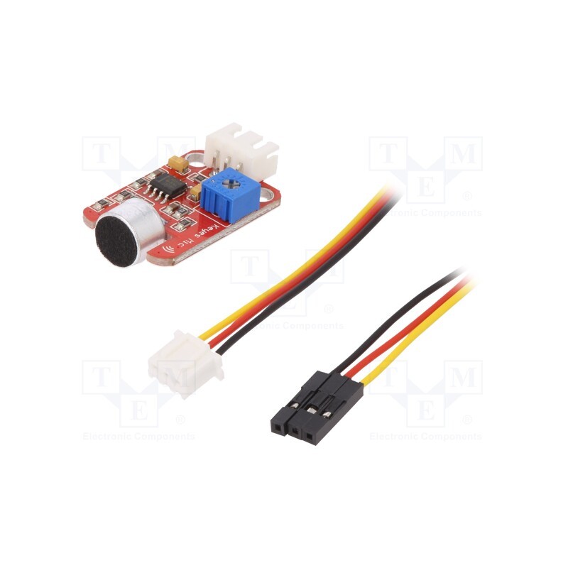 1 pcs x OKYSTAR - OKY3132 - Sensor: sound, analog, 3.3÷5VDC, Features: sensitivity adjustable