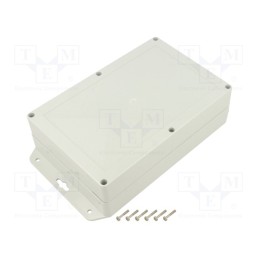 1 pcs x KRADEX - ZP210.140.60SUJ TM PC - Enclosure: multipurpose, X: 140mm, Y: 210mm, Z: 60mm, ZP, light grey