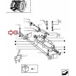 Pierscien 24x38 4x25mm new holland case fiat 51162