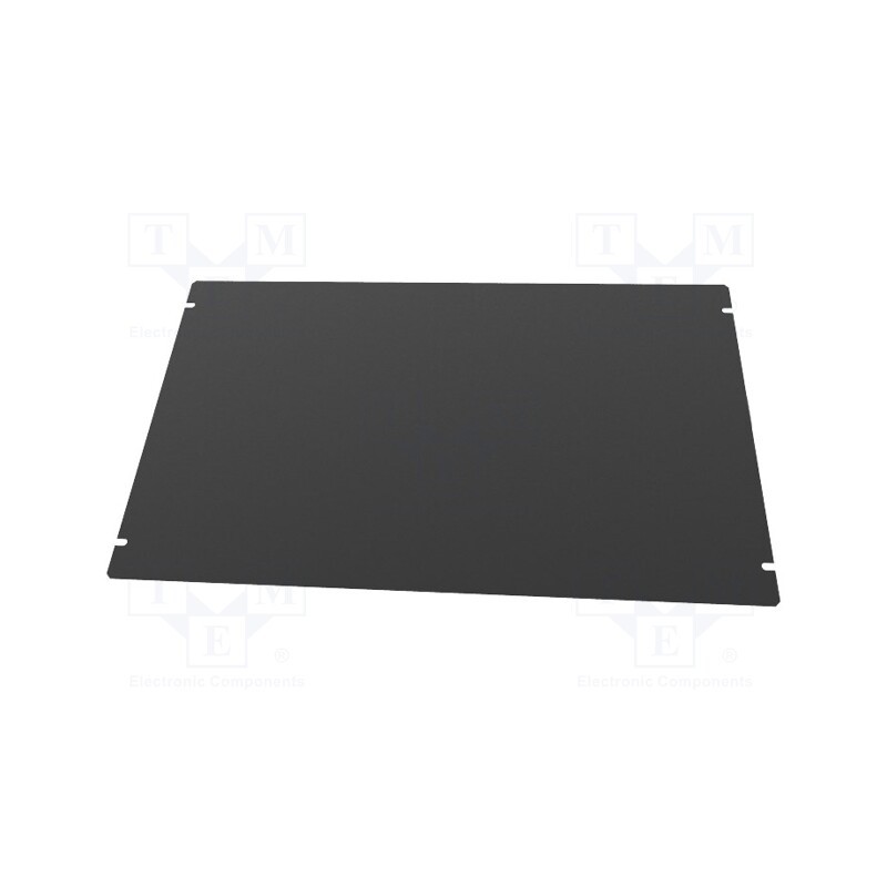 1 pcs x HAMMOND - 1431-30BK3 - Mounting plate, steel, Series: 1441, black