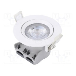 1 pcs x TUNGSRAM - 93100365 - Lamp: LED spotlight, 220/240VAC, 5W, warm white, 36°, 3000K, Ø72mm