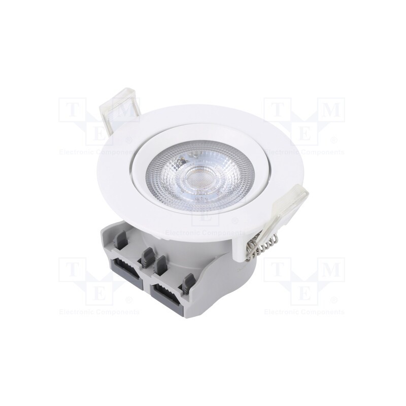 1 pcs x TUNGSRAM - 93100365 - Lamp: LED spotlight, 220/240VAC, 5W, warm white, 36°, 3000K, Ø72mm