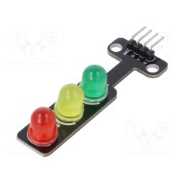 1 pcs x OKYSTAR - OKY3219 - Module: LED, 5VDC, 56x21mm, No.of diodes: 3