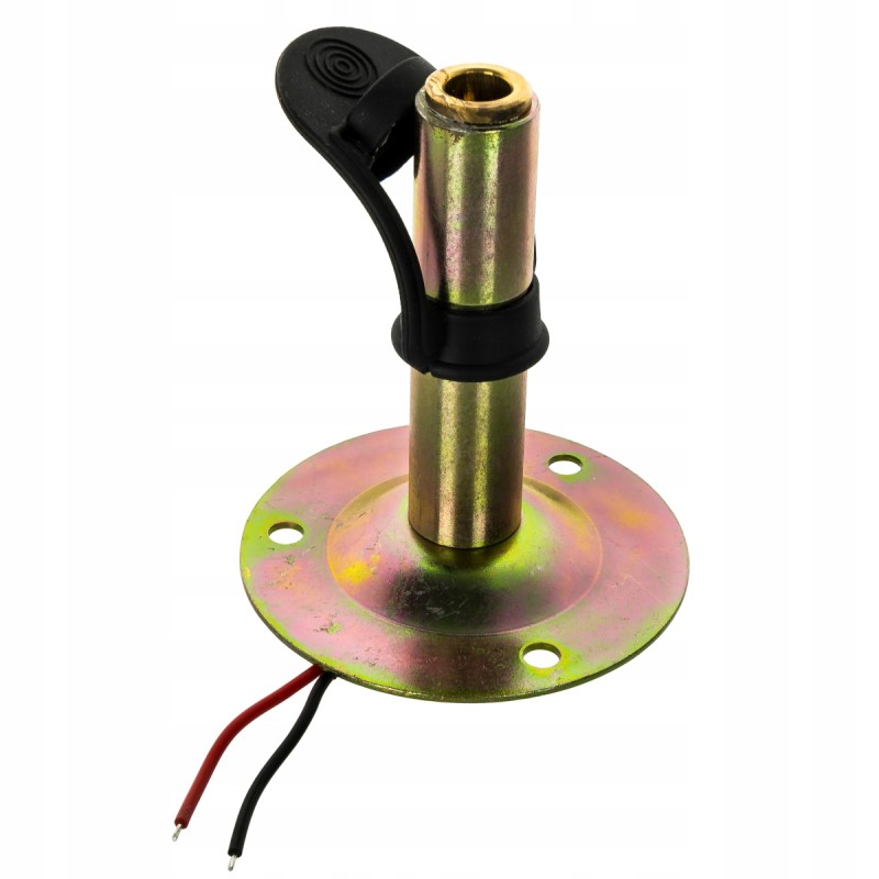 Fixing the warning lamp with a flange with 3 screws