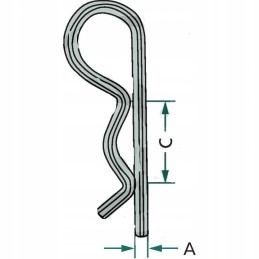 Set of spring pins 23365 100