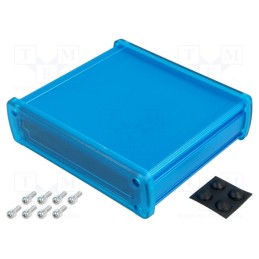 1 pcs x GAINTA - ALUG706BU120-CBU -AS - Enclosure: multipurpose, X: 146.6mm, Y: 129mm, Z: 41.6mm, aluminium