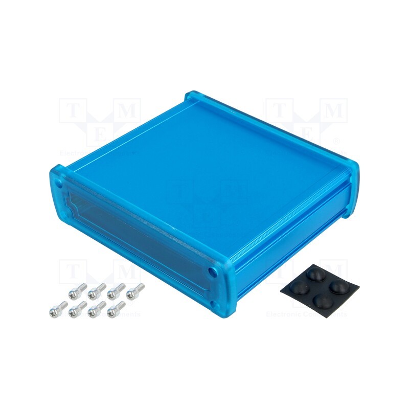 1 pcs x GAINTA - ALUG706BU120-CBU -AS - Enclosure: multipurpose, X: 146.6mm, Y: 129mm, Z: 41.6mm, aluminium