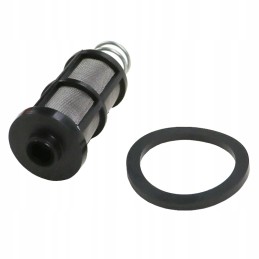 Sediment filter insert complete with spring