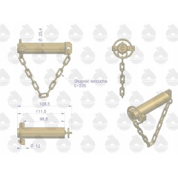 Central link pin c 330 360 mf 3 385 or