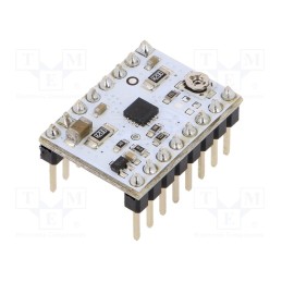 1 pcs x POLOLU - STSPIN220 LOW-VOLTAGE STEPPER MOTOR DRIV - Stepper motor controller, STSPIN220, 1.1A, Uin mot: 1.8÷10V