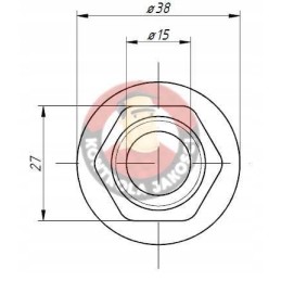 Hydraulic quick connector long m18x1 5 euro external