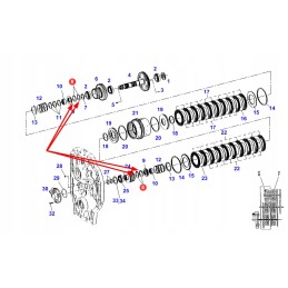 F824100360620 power shift gear selector