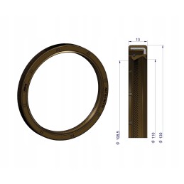 Rear shaft oil seal c 385 original
