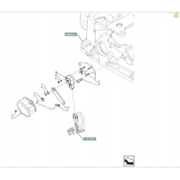 Potentiometer new holland case steyr 87605245 cnh