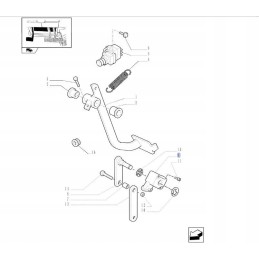 Potentiometer new holland case steyr 87605245 cnh