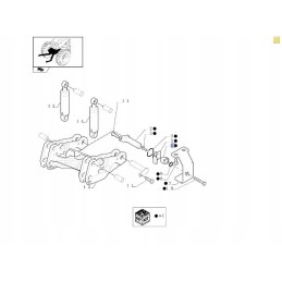 Potentiometer new holland case steyr 87605245 cnh