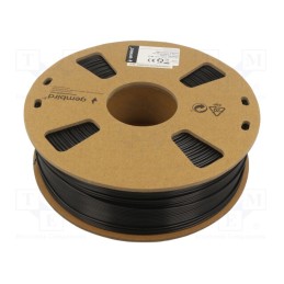 1 rol x GEMBIRD - 3DP-ABS1.75-01-BK - Filament: ABS, 1.75mm, black, 225÷245°C, 1kg