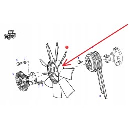 H385202908010 radiator fan