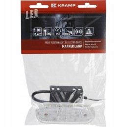 Rectangular front position lamp, LED 12 24v