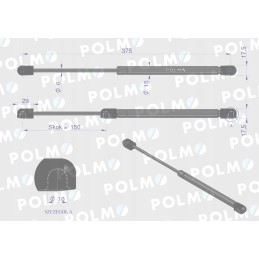 Roof actuator 16367957 fits Zetor Proxima F