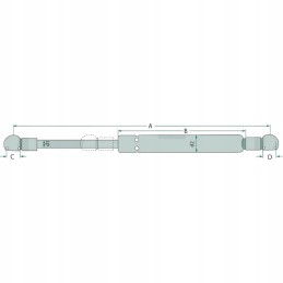 Deutz Fahr windshield gas actuator