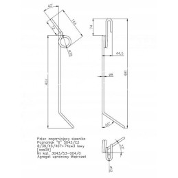 The raking finger of the Poznań seeder 6 right 2 fi