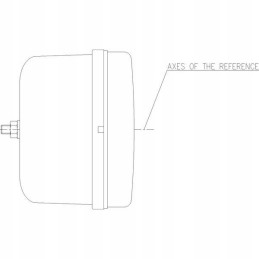 Rectangular combination rear lamp, right, 12 24v